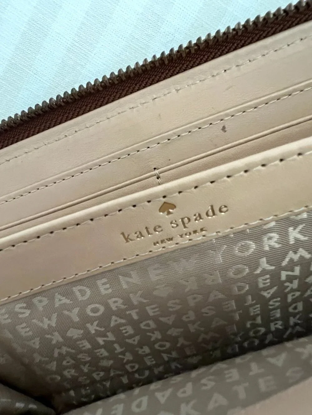 Kate spade zip around wallet